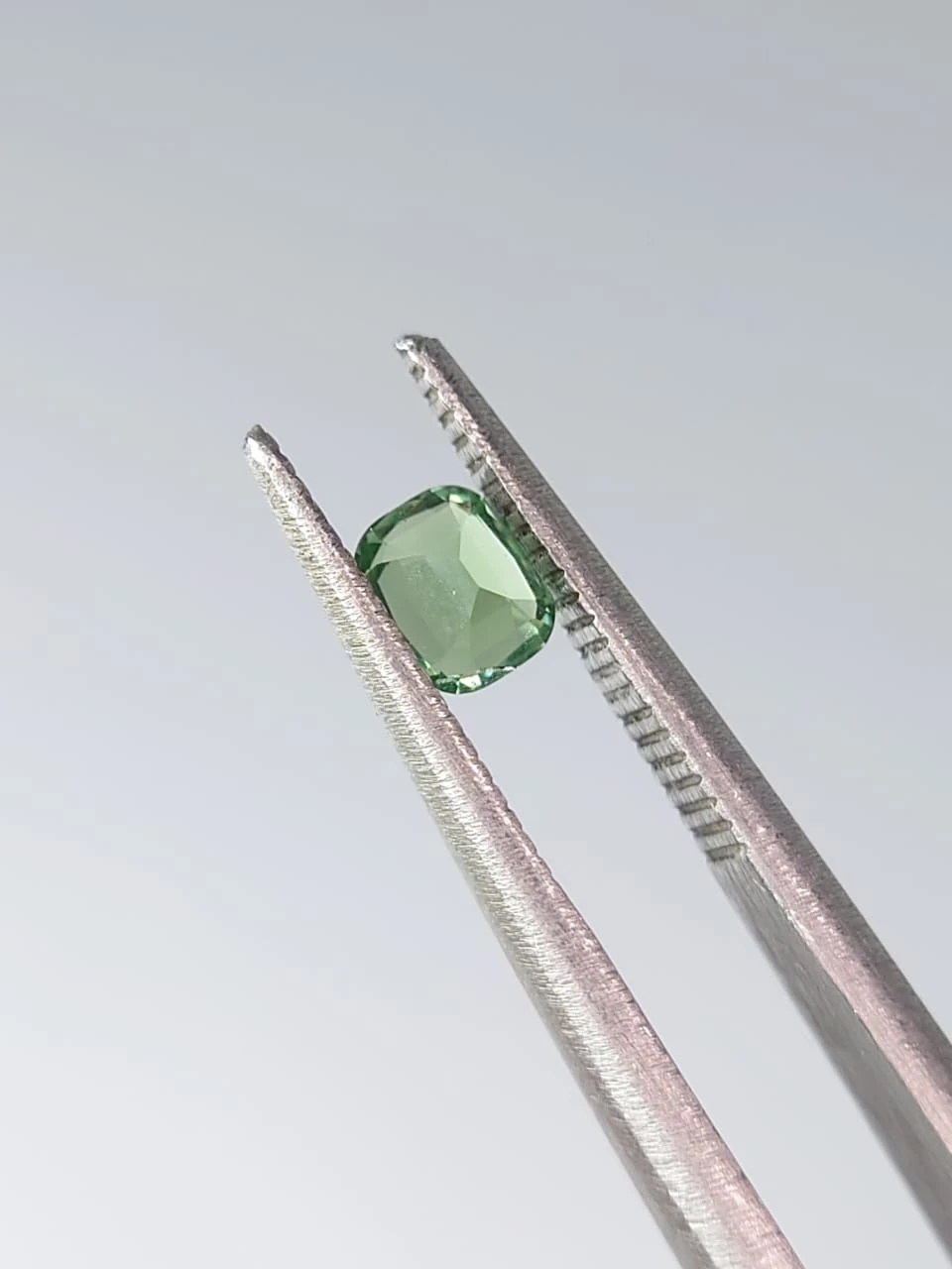 0.33ct Natural Green Tourmaline Cushion Cut Loose Gemstone from Afghanistan — view 3